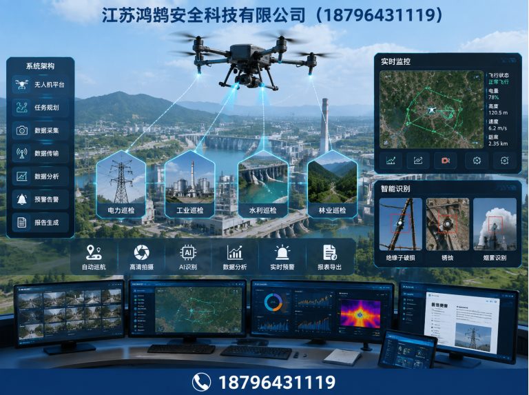 宁波无人机巡检系统展示图